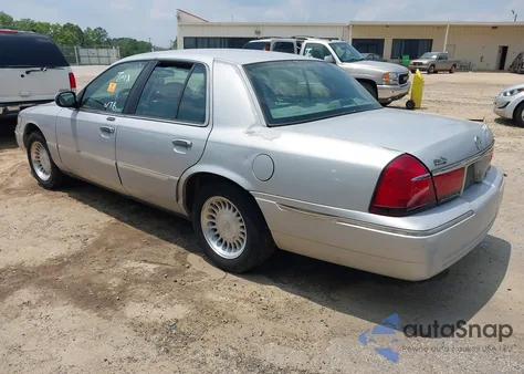2002 Mercury Grand Marquis Ls из США, поврежденный, VIN 2MEFM75W82X657698